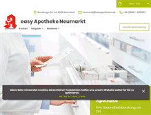 Tablet Screenshot of neumarkt-easyapotheke-app.de